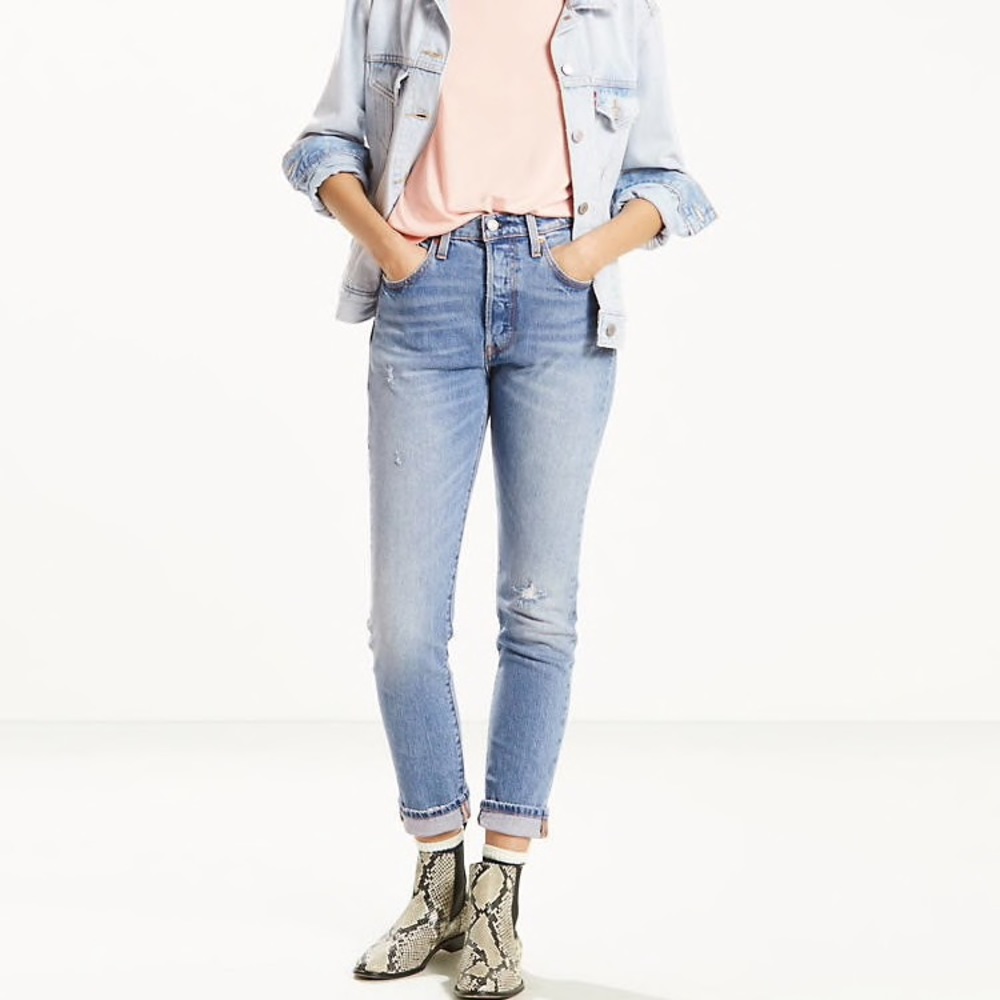 Levi’s 501 stretch skinny jeans